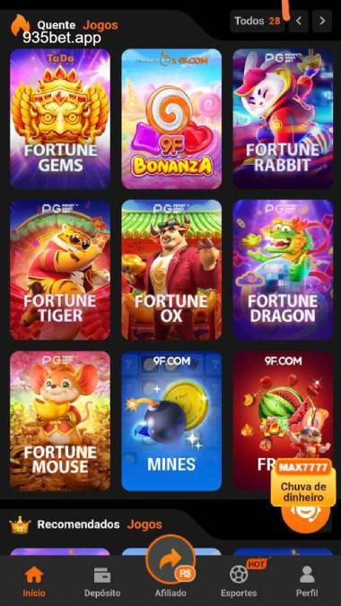 Aplicativo móvel 935BET para iOS e Android